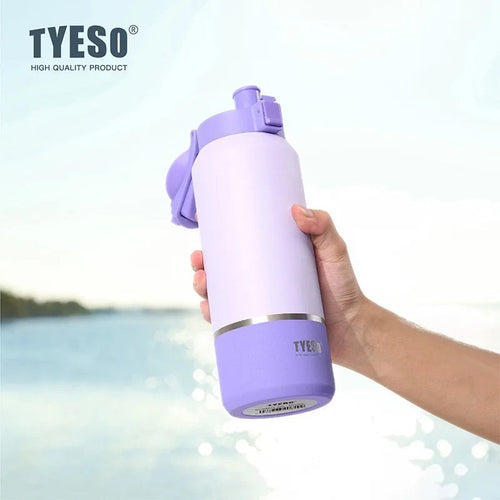 Tyeso Large Capacity Insulated Water Bottle Portable Travel Mug with